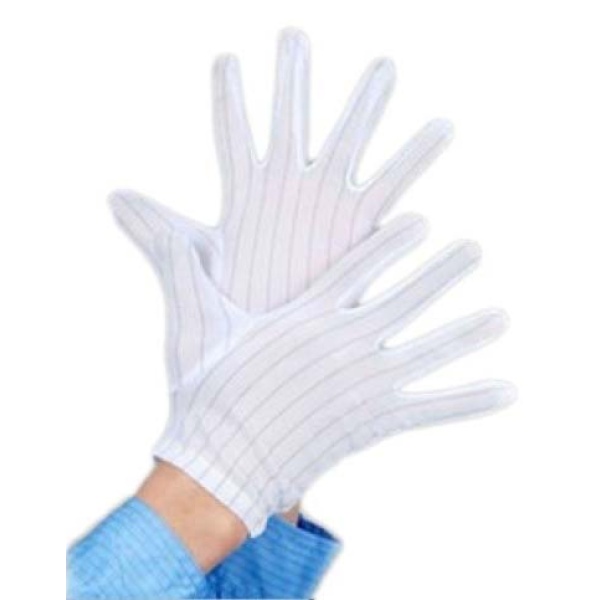 Nylonové antistatické rukavice - Proužkované