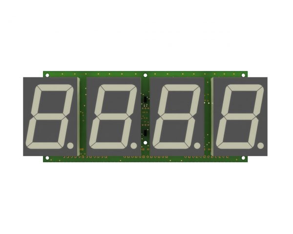 JSC sedmisegmentový XXL LED hodinový I2C displej a shield pro Arduino Nano