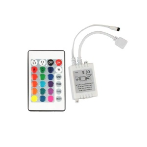 Ovladač pro RGB LED pásek 12V - 24 tlačítek