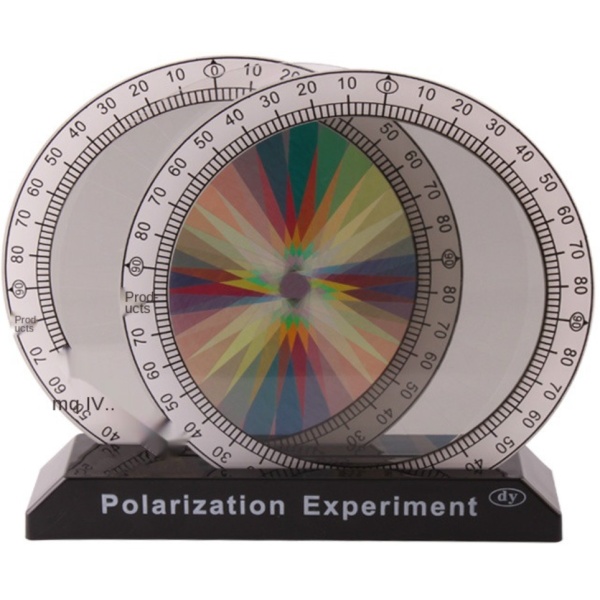 Polarizace světla - Optický fyzikální experiment - Barevný