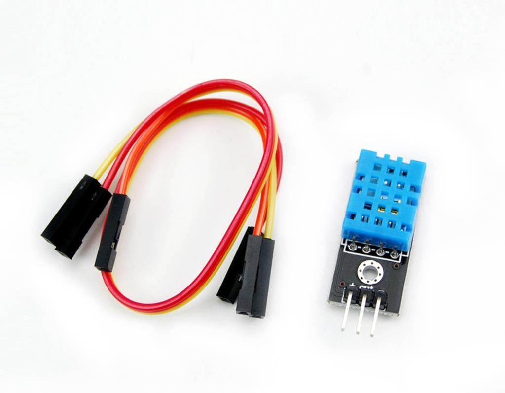 Modul DHT11 + DPS + Vodiče měření teploty a relativní vlhkosti pro Arduino
