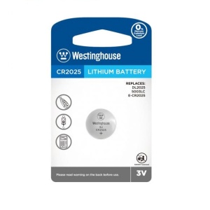 Westinghouse lithiová knoflíková baterie - CR2025 (DL2025