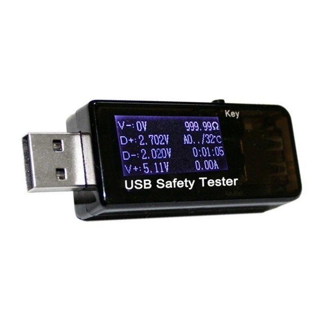 Víceúčelový detektor LCD USB J7-T