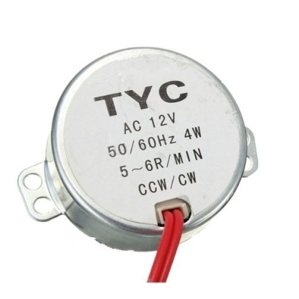 Asynchronní motor 12VAC 5-6RPM TYC-50