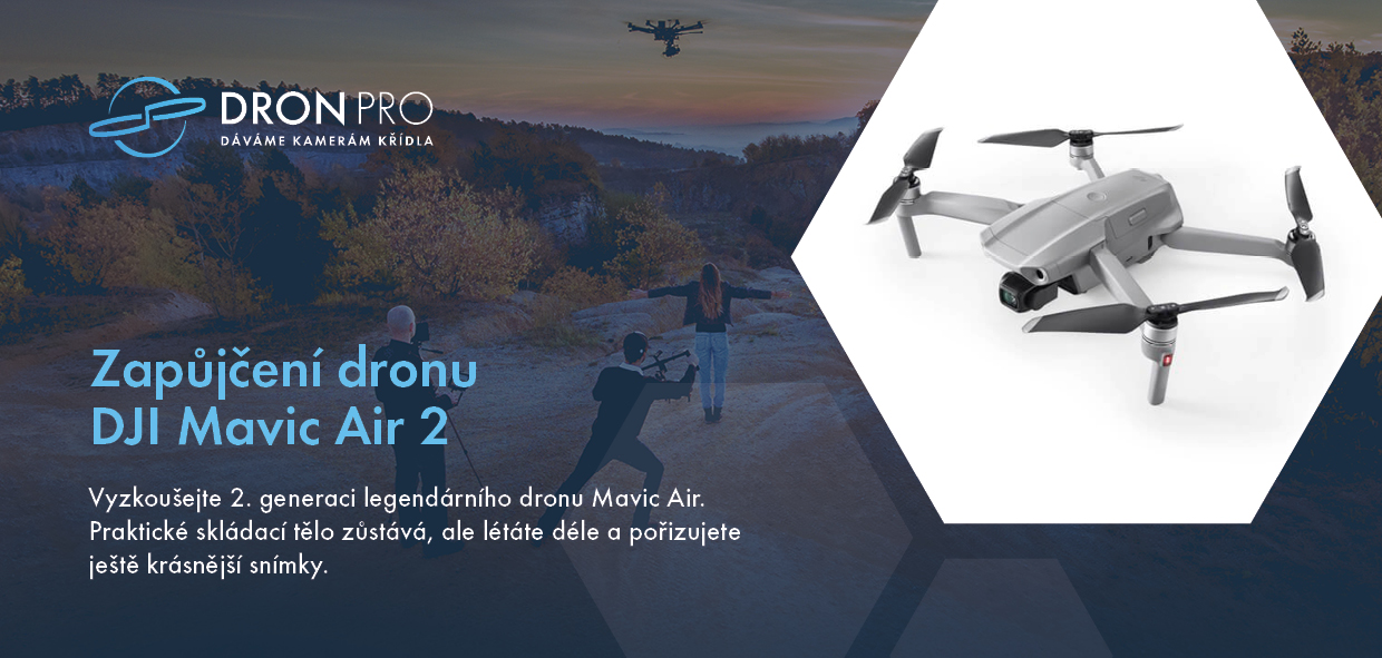 Dárkový poukaz na zapůjčení dronu DJI Mavic Air 2
