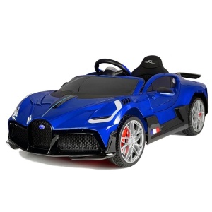 mamido Dětské elektrické autíčko Bugatti Divo lakované modré