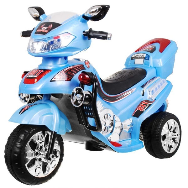 mamido Dětská elektrická motorka 118 modrá