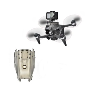 Horní kryt na DJI FPV závodní dron s 1/4" závitem na akční kameru 1DJ0207