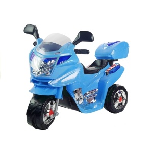  Dětská elektrická motorka modrá