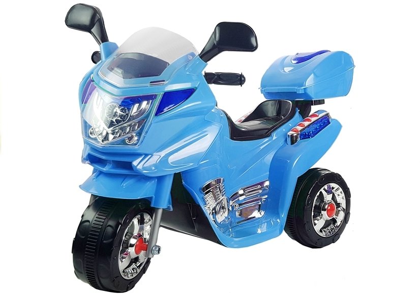  Dětská elektrická motorka modrá