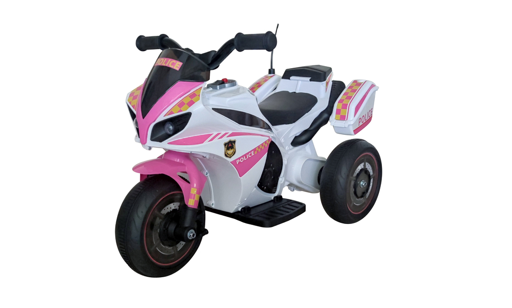 Dětská elektrická motorka policie GTM5588-A růžová