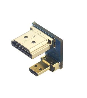 Micro adaptér HDMI samec na HDMI samec pro Pi 4
