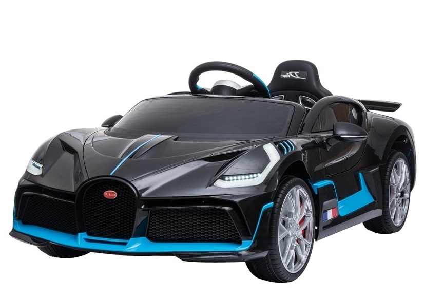  Dětské elektrické autíčko Bugatti Divo lakované černé