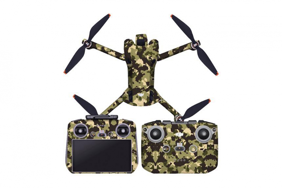 Camouflage polep na vrchní část dronu DJI Mini 4 Pro + RC 2 1DJ5357