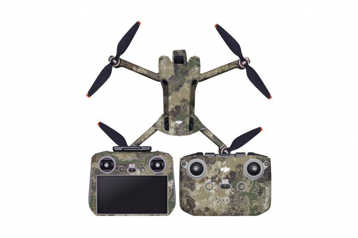 Camouflage polep na vrchní část dronu DJI Mini 4 Pro + RC 2 1DJ5359
