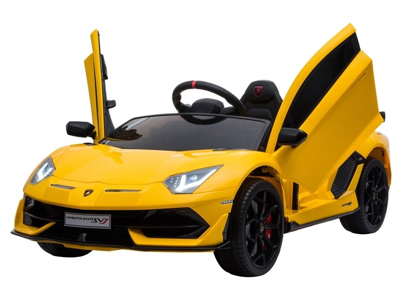  Dětské elektrické autíčko Lamborghini Aventador žluté