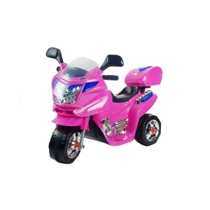  Dětská elektrická motorka růžová