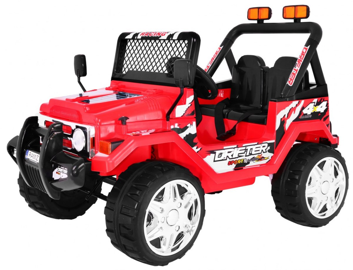  Dětské elektrické autíčko Raptor Drifter červené