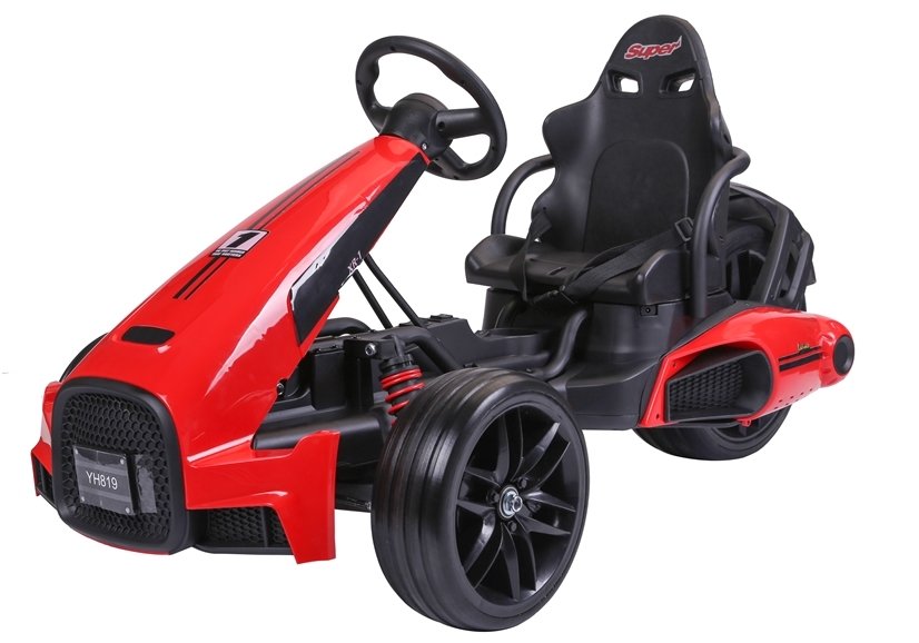  Dětská elektrická motokára Formule 01 červená