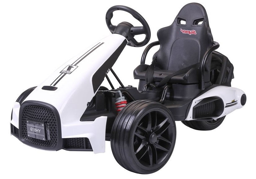  Dětská elektrická motokára Formule 01 bílá