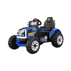  Dětský elektrický traktor Kingdom modrý