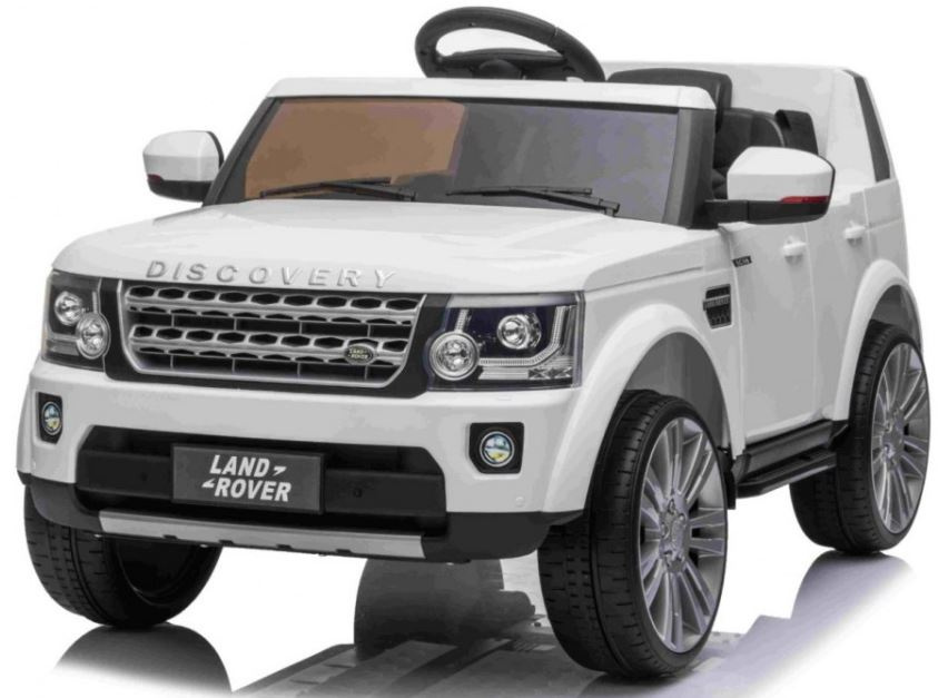  Elektrické autíčko Land Rover Discovery bílé