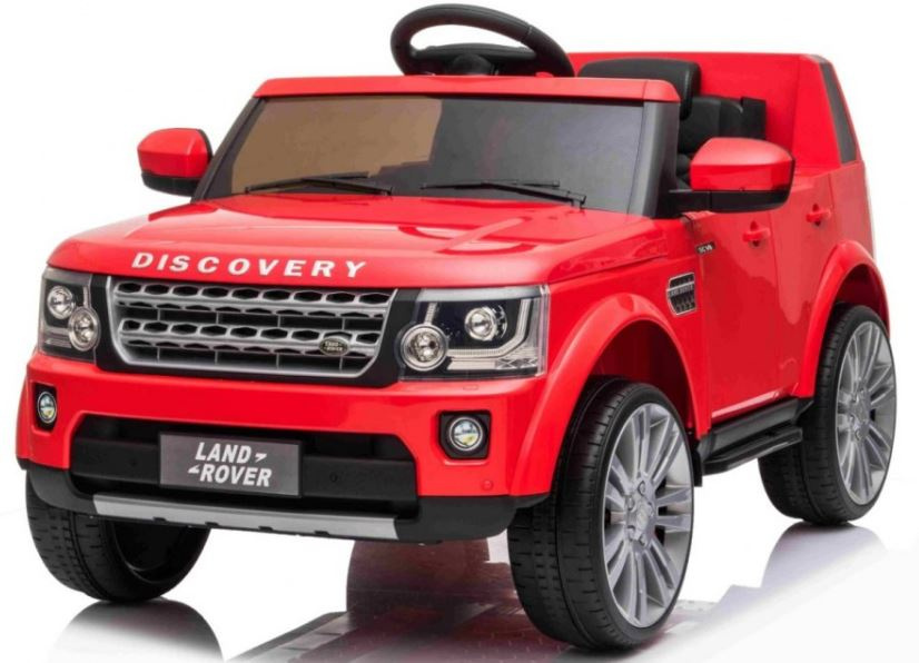  Elektrické autíčko Land Rover Discovery červené