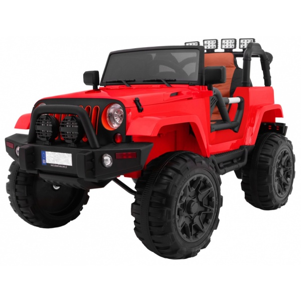  Elektrické autíčko Jeep All Terrain červené