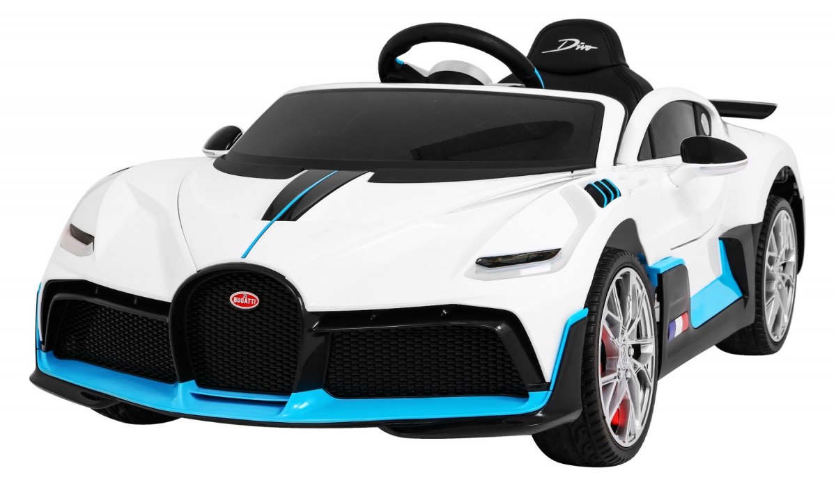  Dětské elektrické autíčko Bugatti Divo bílé