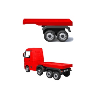  Přívěs pro dětský elektrický kamion Mercedes Actros červený