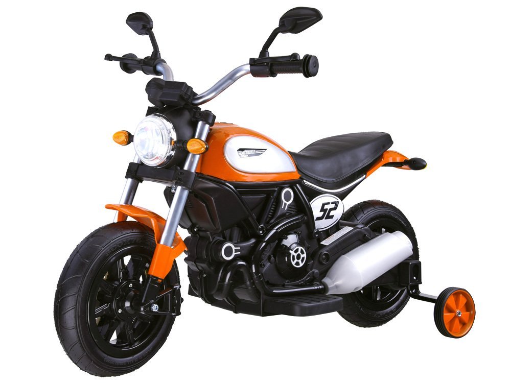 Dětská elektrická motorka Street Bob oranžová