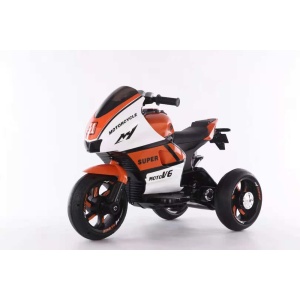  Dětská elektrická motorka MotoV6 oranžová