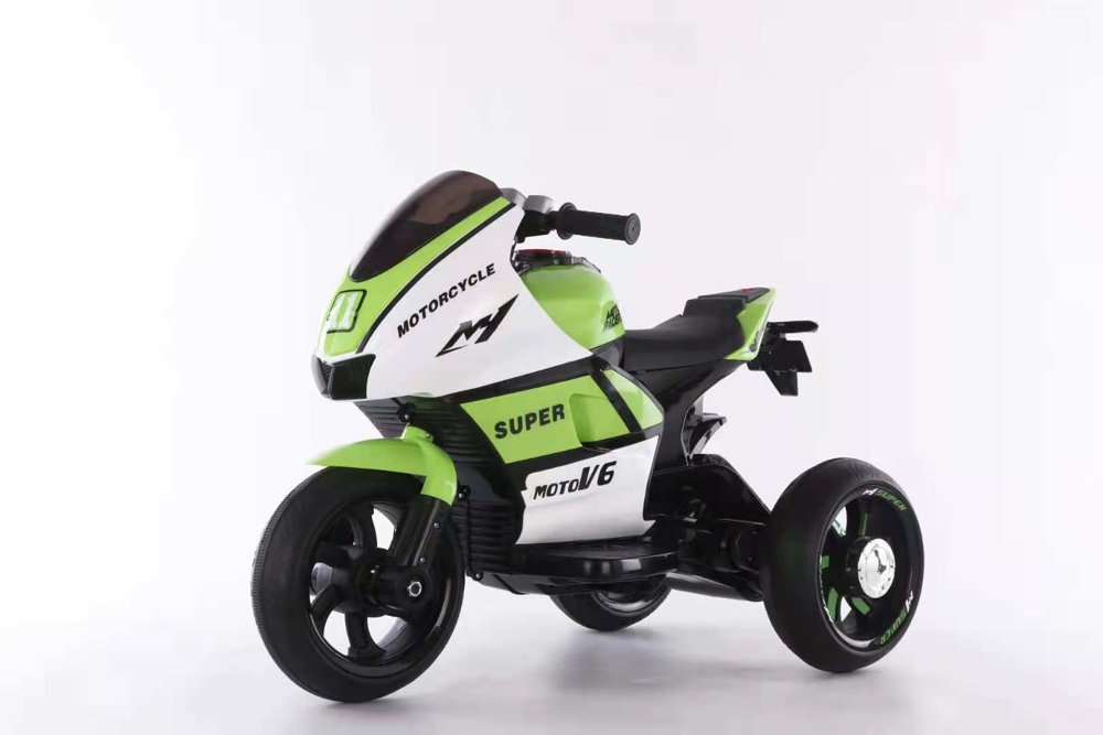  Dětská elektrická motorka MotoV6 zelená