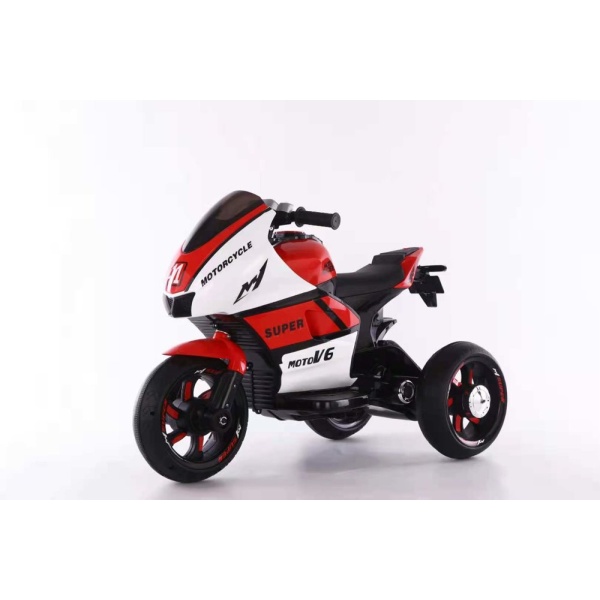  Dětská elektrická motorka MotoV6 červená