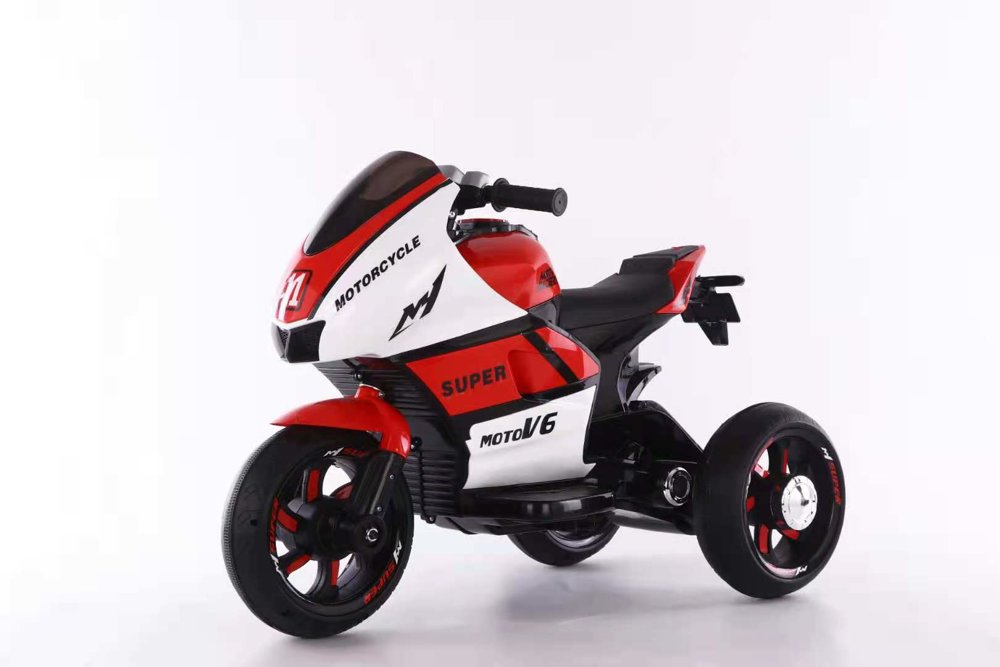  Dětská elektrická motorka MotoV6 červená