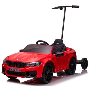  Elektrické autíčko BMW M5 s platformou lakované červené