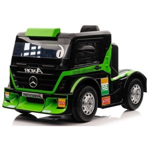  Dětský elektrický kamion Mercedes Axor LCD zelený