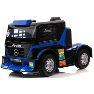  Dětský elektrický kamion Mercedes Axor LCD modrý