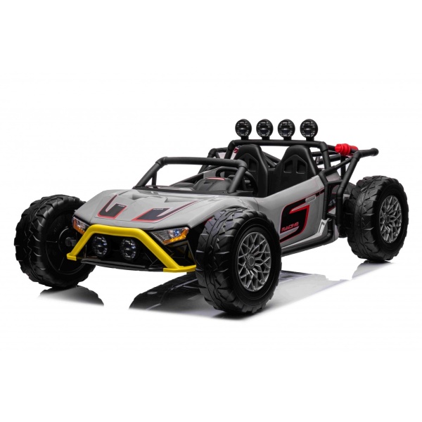  Elektrické autíčko Buggy Racing 2x200W šedé