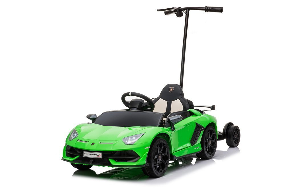  Elektrické autíčko Lamborghini Aventador zelené s plošinou