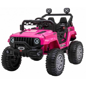  Elektrické autíčko jeep Off-road Speed 4x4 růžové