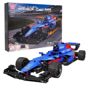 Stavebnice Formule F1 na dálkové ovládání 1065 dílů modrá
