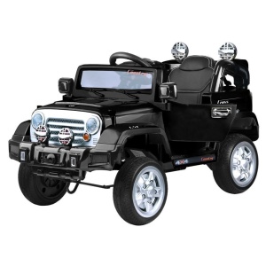  Elektrické autíčko Terénní Jeep EVA černá