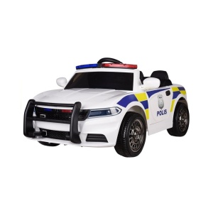  Elektrické autíčko Policie USA bílé JC-666