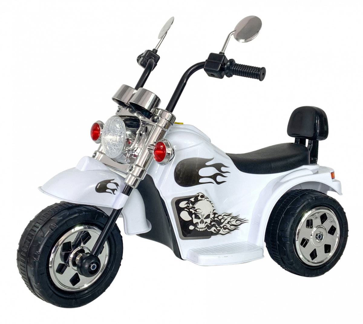 Dětská elektrická motorka Hot Chopper bílá
