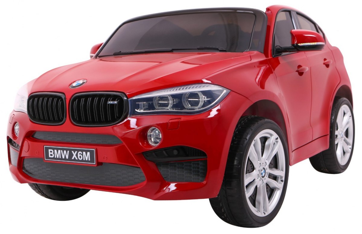  Elektrické autíčko BMW X6 M dvoumístné XXL lakované červené