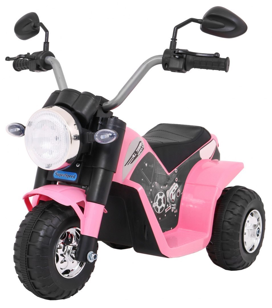  Dětská elektrická motorka MiniBike růžová