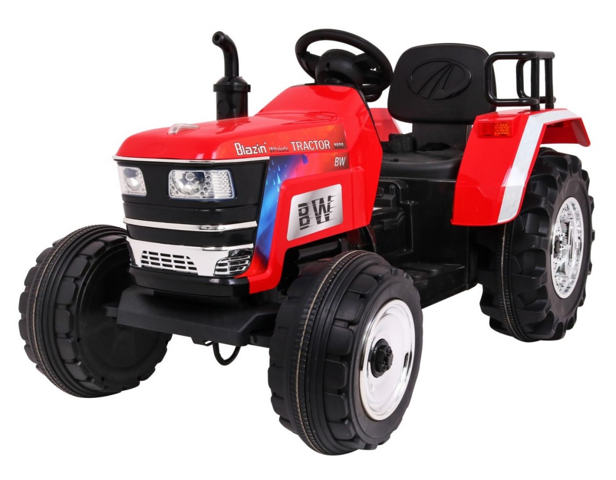  Dětský elektrický traktor Blazin červený
