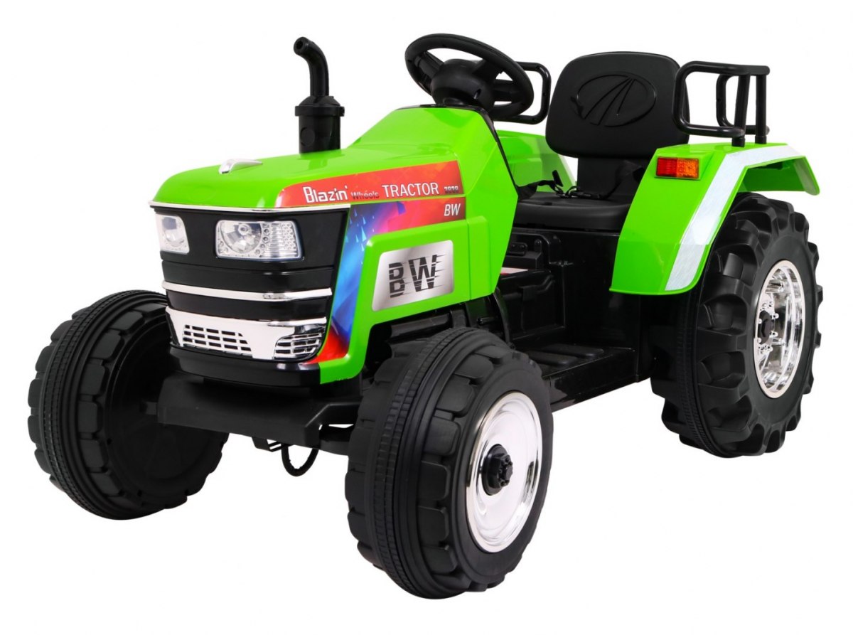  Dětský elektrický traktor Blazin zelený