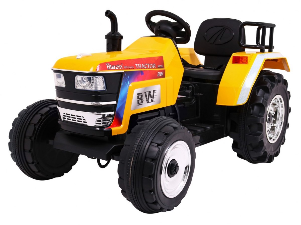  Dětský elektrický traktor Blazin žlutý